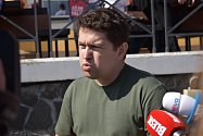 Andrej Babiš mladší narušil start kampaně ANO v Ústí