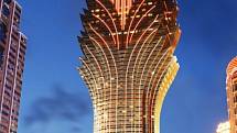 Grand Lisboa, Macao, Čína – 261 m.