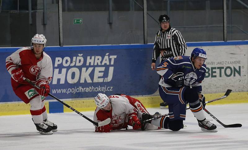 Přípravný hokejový zápas Litoměřice a Slavie Praha 2018/2019