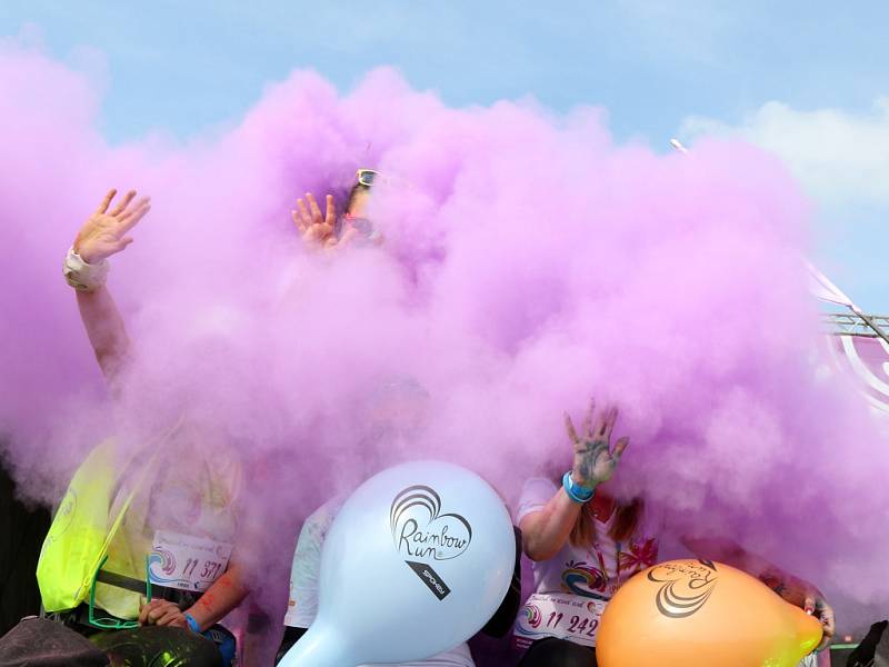 Rainbow Run na ústecké Severní Terase