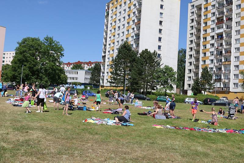 Závody kočárků v Ústí nad Labem.