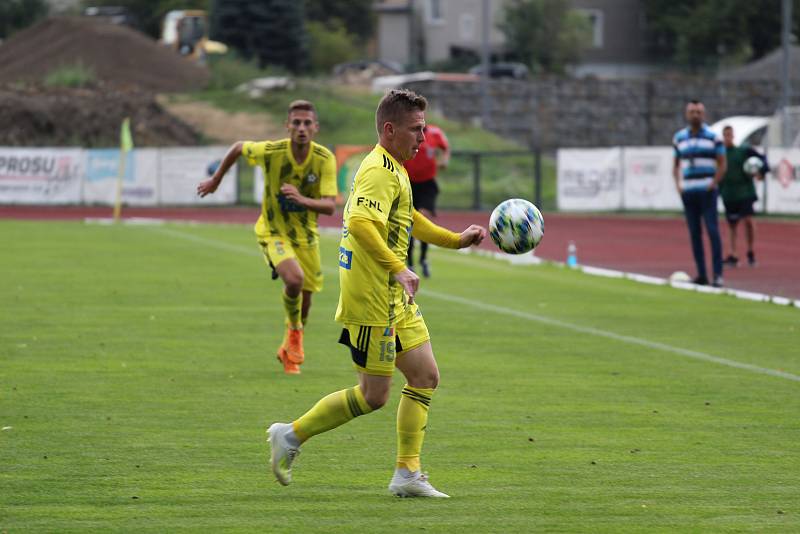 Sport fotbal FNL derby Varnsdorf Ústí nad Labem