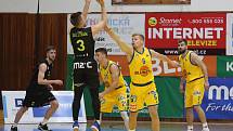 Ústečtí basketbalisté (ve žlutém) porazili Brno.