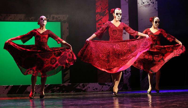 Taneční představení Frida v Severočeském divadle v Ústí nad Labem