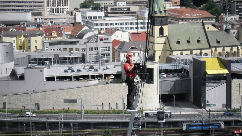 Karel Mařík, náčelník lanovky Ústí.