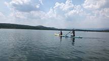 Jezero Milada u Ústí nad Labem.