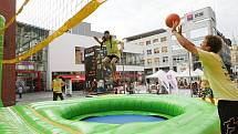 Bossaball v Ústí nad Labem.