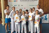 Karatisté z Ústeckého kraje na olympiádě dětí a mládeže uspěli.