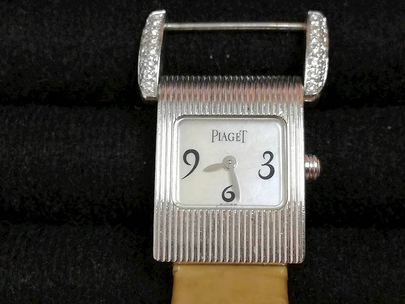 Dámské hodinky značky Piaget z bílého zlata s diamanty