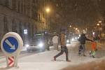 Sněžení komplikuje ve středu 11. ledna dopravu v Ústeckém kraji 