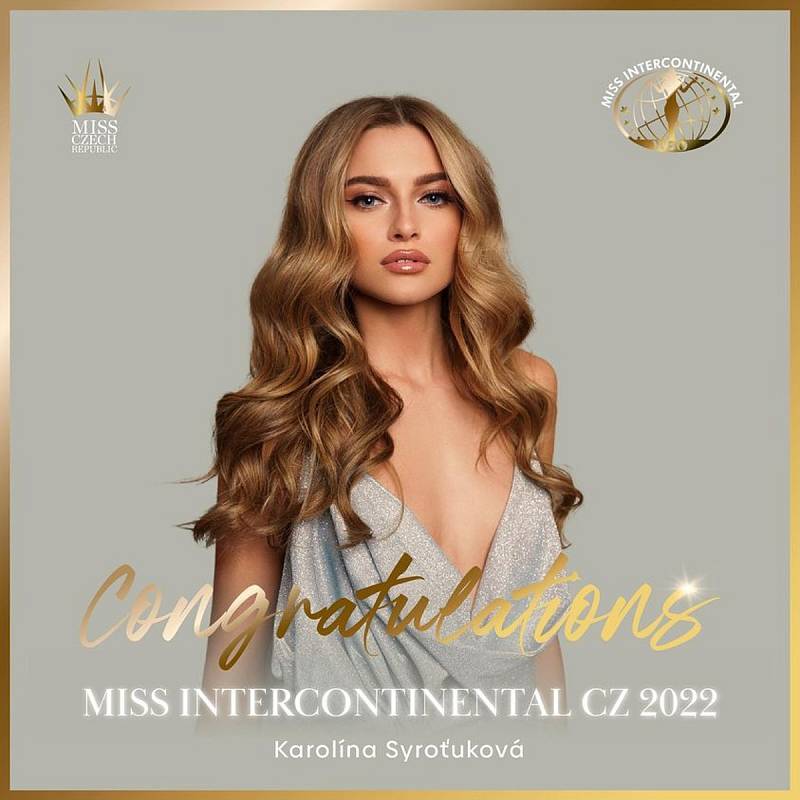 Karolína Syroťuková z Ústí nad Labem se pyšní titulem Miss Intercontinental.