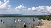 Jezero Milada u Ústí nad Labem.