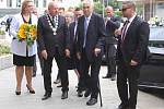 Prezident Miloš Zeman přijel v úterý 19. června 2018 na třídenní návštěvu Ústeckého kraje.