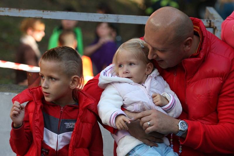 Nejen mistrovské kousky profesionálů na kácení dřeva a práce s ním. Ale také pomoc dvouleté holčičce, která je od narození handicapovaná. To byl druhý ročník Festivalu dřeva v Letním kině.