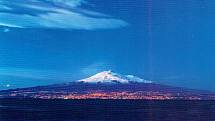Etna - nejvyšší činná sopka v Evropě.