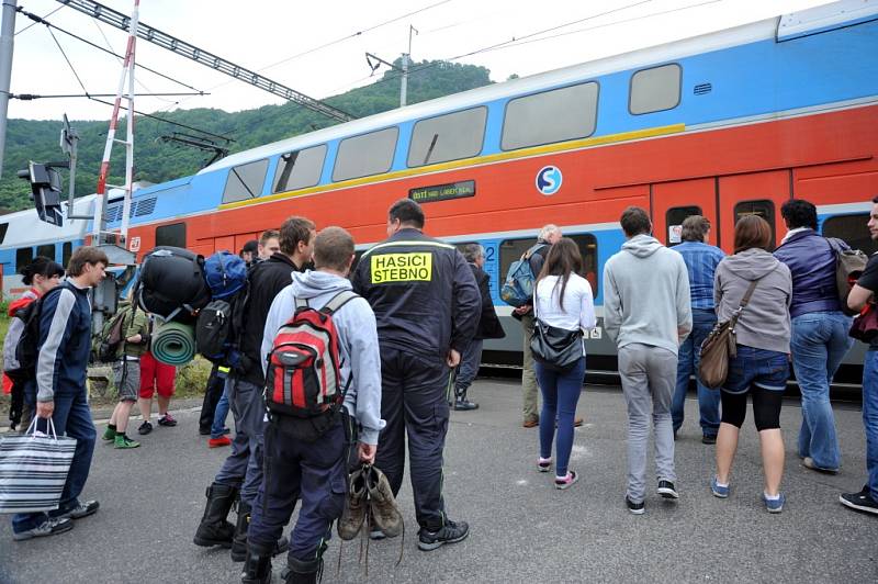 Situace ve Vaňově, čtvrtek 6. června 2013.