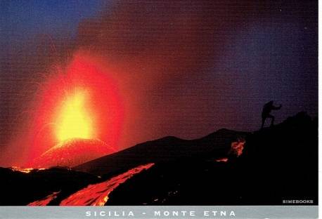 Etna - nejvyšší činná sopka v Evropě.