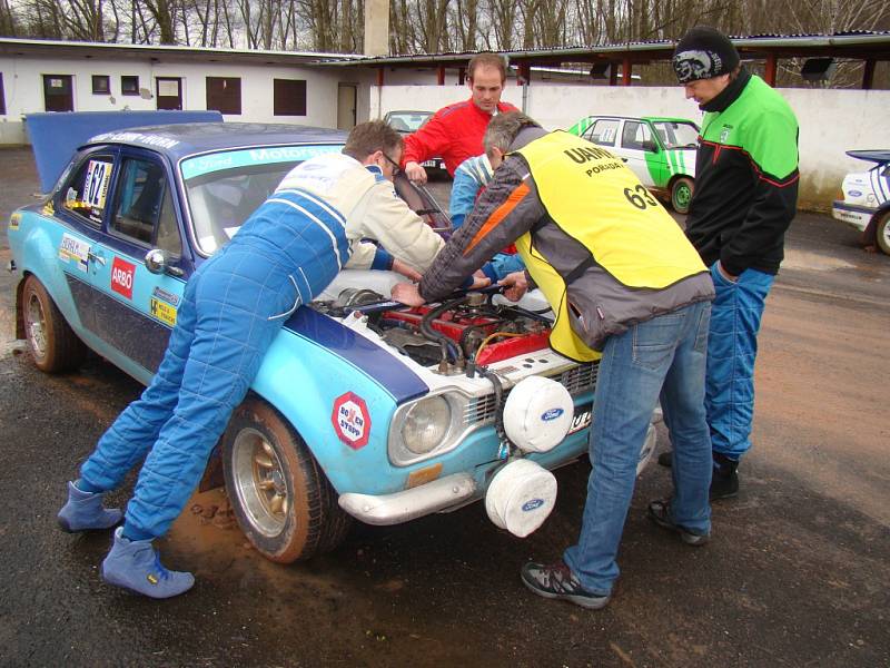 Rallye Praha Revival 2016 na Chabařovicku.