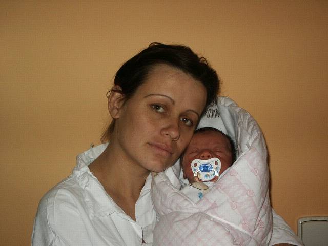 Lucie Rokošová se synem Janem (5.10.2008)