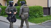 Zásah policie v Libouchci v pátek 6. května