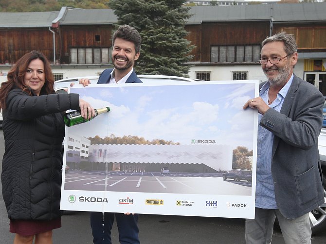 Tak se představoval projekt nového zimního stadionu v Ústí nad Labem v říjnu roku 2018