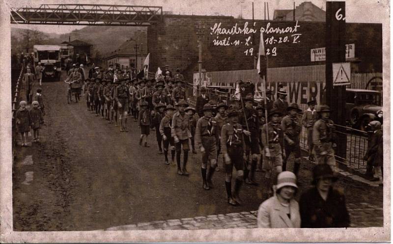 Ústí nad Labem, rok 1929.