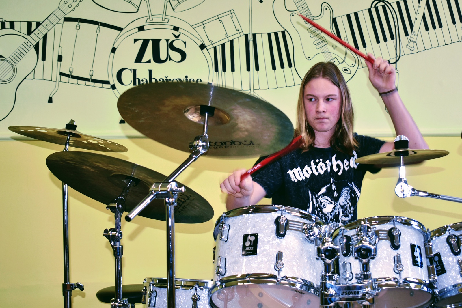 OBRAZEM: Klasika i metal. Mladí bubeníci z Ústecka soutěžili v  Chabařovicích - Ústecký deník