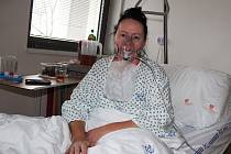 Pacienti s covidem-19 na ústeckém infekčním oddělení. Na snímku Iveta Charvátová.