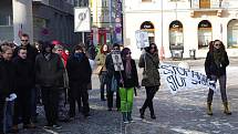 Zpěvem a skandováním hesel skončila v sobotu na Lidickém náměstí krátce po půl čtvrté pokojná demonstrace proti mezistátní obchodní dohodě ACTA. 