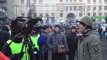 Ústečan fotil na kyjevském Majdanu revoluci.
