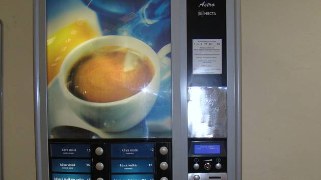 Automat na kávu. Ilustrační foto.