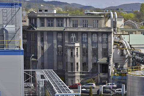 Budova Schichtovy fabriky na Střekově.