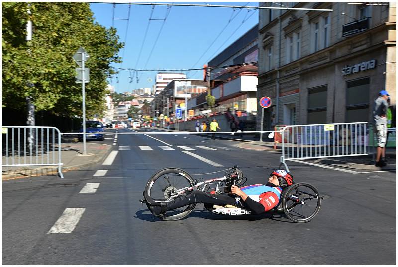 Závod handbikerů a Rodinný běh v Ústí nad Labem.