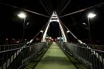 Noční foto Ústí nad Labem - Mariánský most.