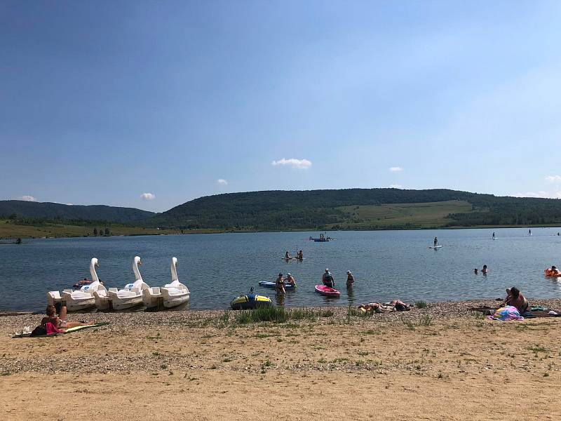 Jezero Milada u Ústí nad Labem.