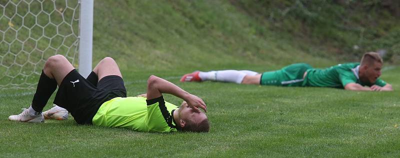 Brná (zelenočerní) - Vilémov, finále krajského poháru fotbalistů