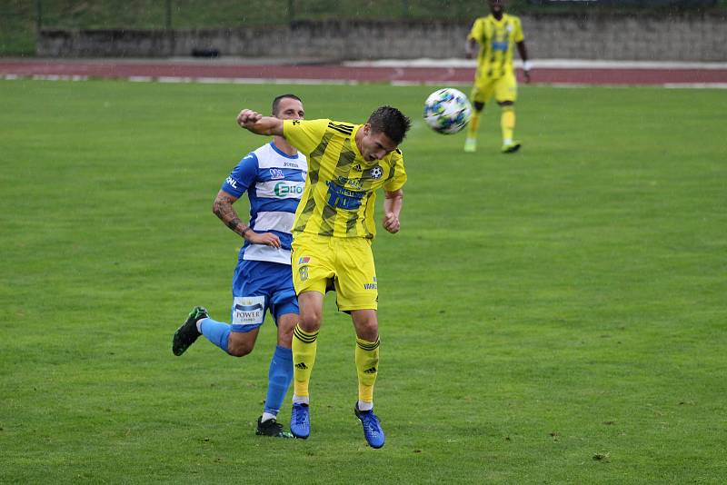 Sport fotbal FNL derby Varnsdorf Ústí nad Labem