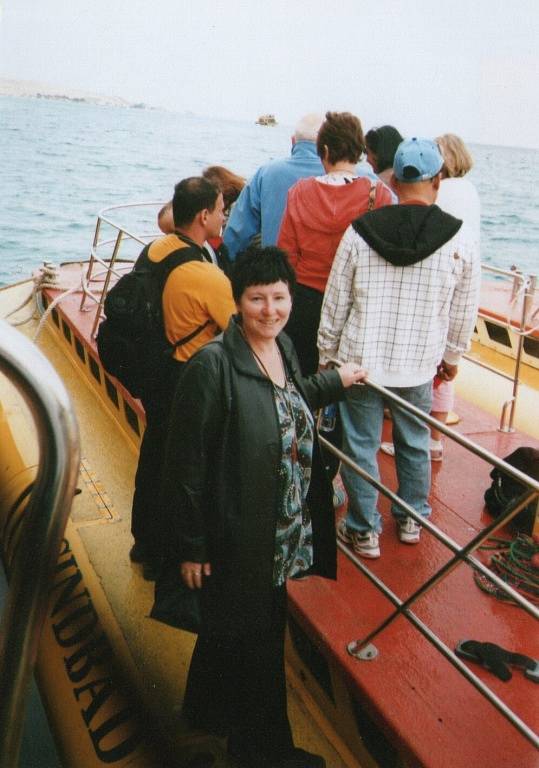 Helena Heřmánková z Bíliny se na dovolené v Egyptě potopila pod mořskou hladinu v této ponorce.
