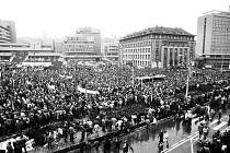 Listopad 1989 v Ústí nad Labem, generální stávka.