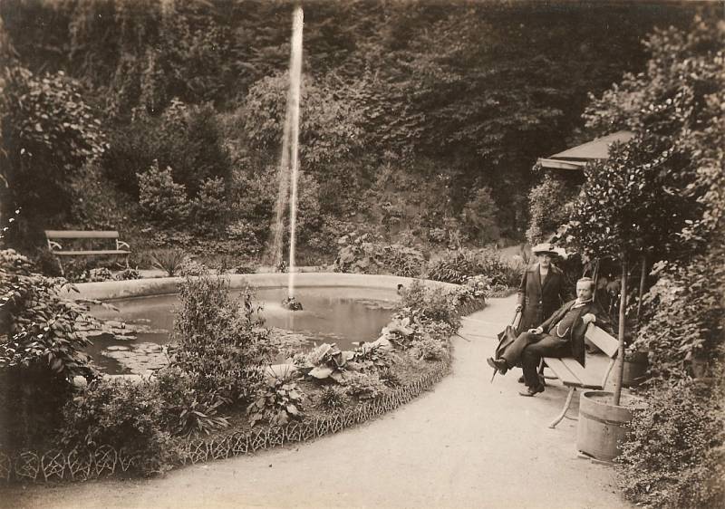 Lumpepark v Ústí nad Labem na historickém snímku
