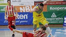 Basketbalové utkání Ústím nad Labem a Pardubice.