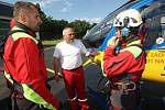 Pavel Špilka, dlouholetý pilot záchranářského vrtulníku a zaměstnanec provozovatele letecké záchranné služby DSA