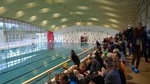Plavecká hala na Klíši byla zavřená od srpna 2014. Sportovci trénovali v okolních městech.