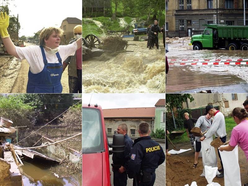 Povodně v Ústeckém kraji. Rok 2002