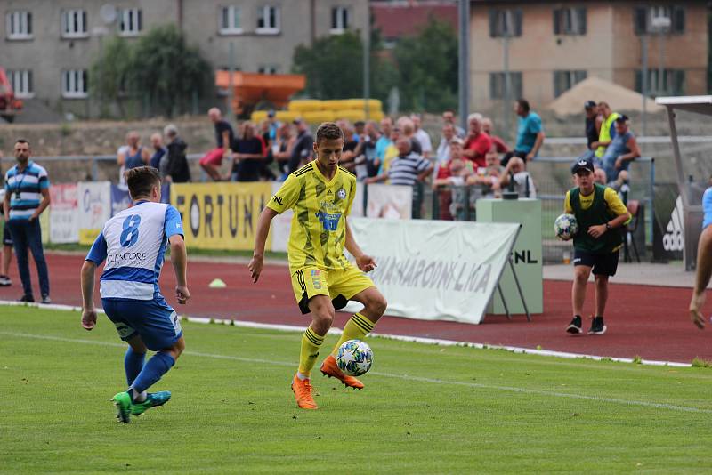 Sport fotbal FNL derby Varnsdorf Ústí nad Labem