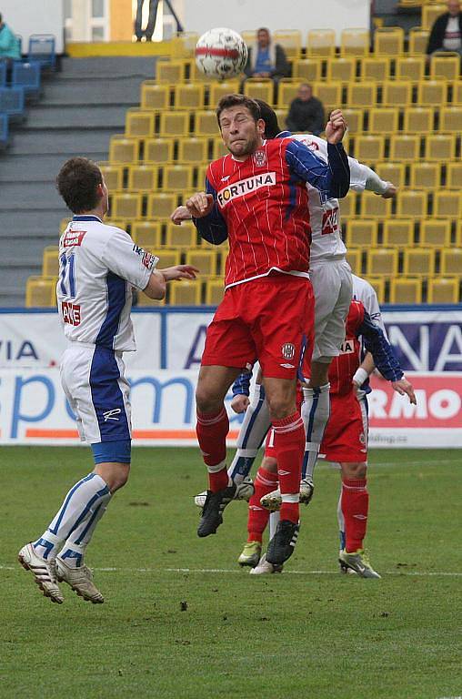 Z fotbalového utkání FK Ústí nad Labem - Zbrojovka Brno...