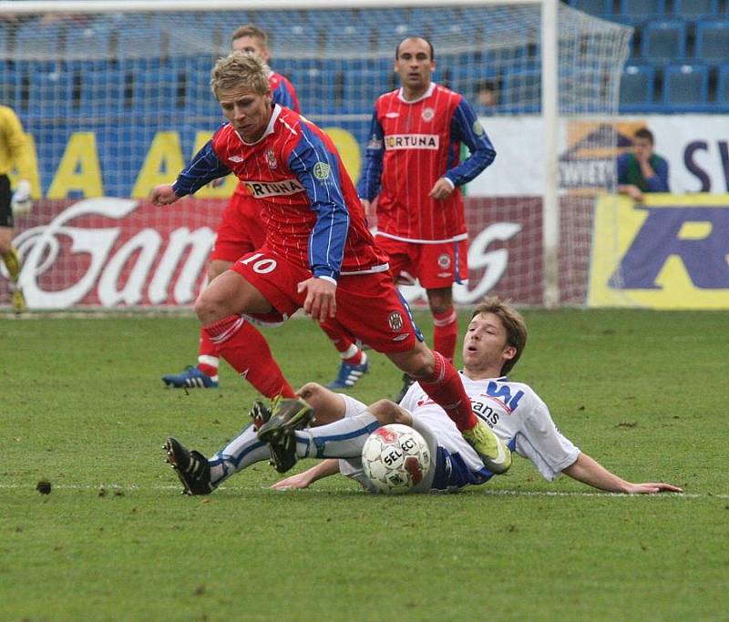 Z fotbalového utkání FK Ústí nad Labem - Zbrojovka Brno...