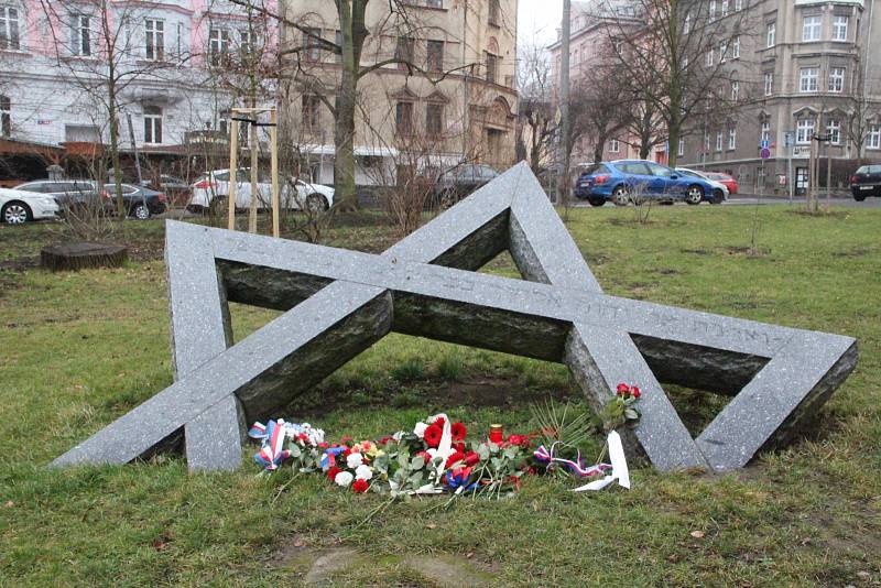 Uctění památky obětí holokaustu v Ústí nad Labem