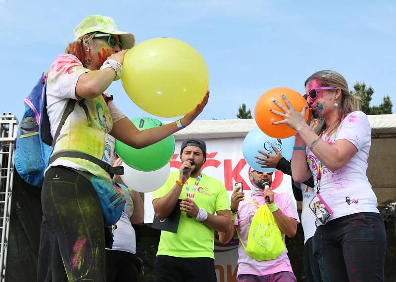 Rainbow Run na ústecké Severní Terase