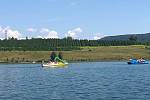 Jezero Milada u Ústí nad Labem.